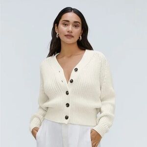 Everlane Texture Cotton Cardigan - size XS